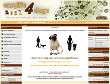 Tablet Screenshot of easylife4dogs.de